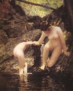 William Sergeant Kendall Bathers oil painting